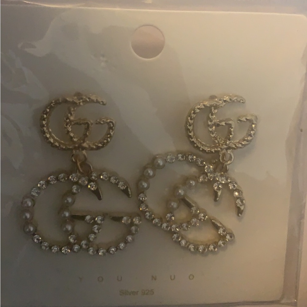 G Letter Earrings